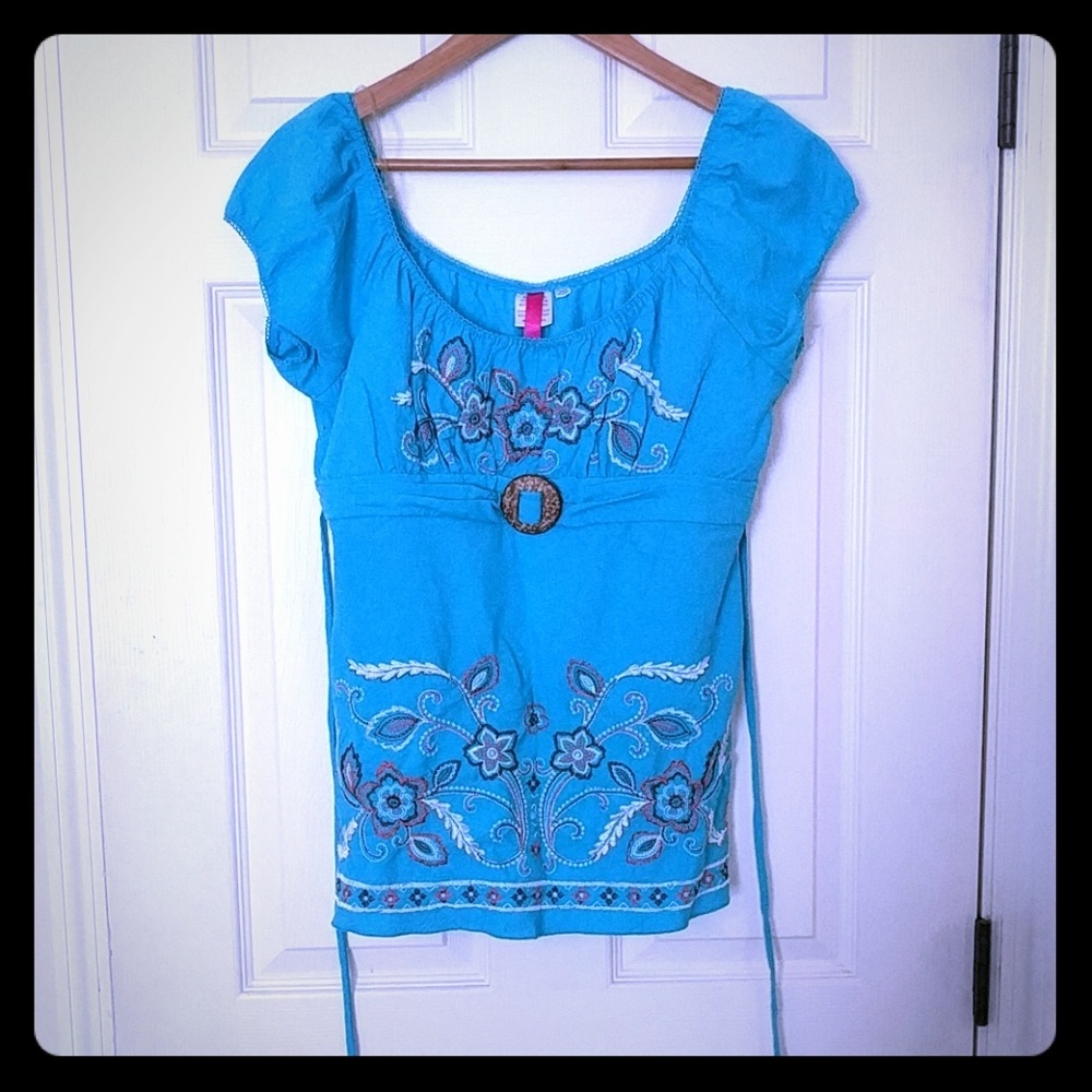 Ornate embroidered top